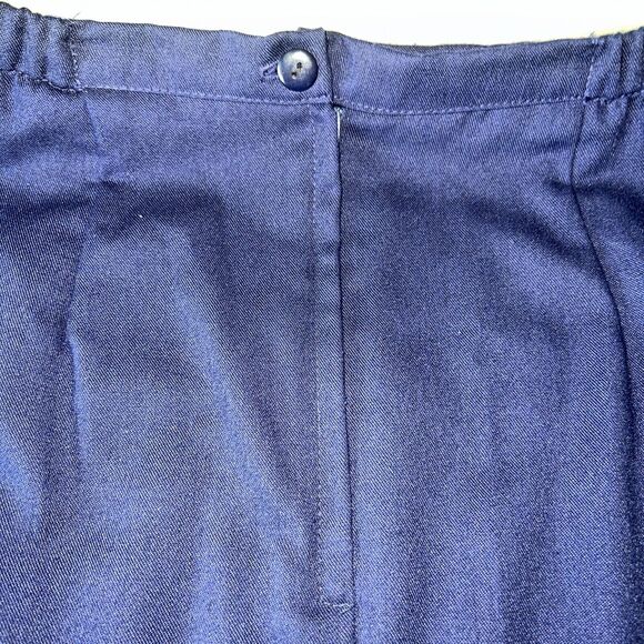 CL Cricket Lane Vintage 80s Womens 12 Canvas Blend Tulip Skirt Stretch USA Made - Picture 7 of 12